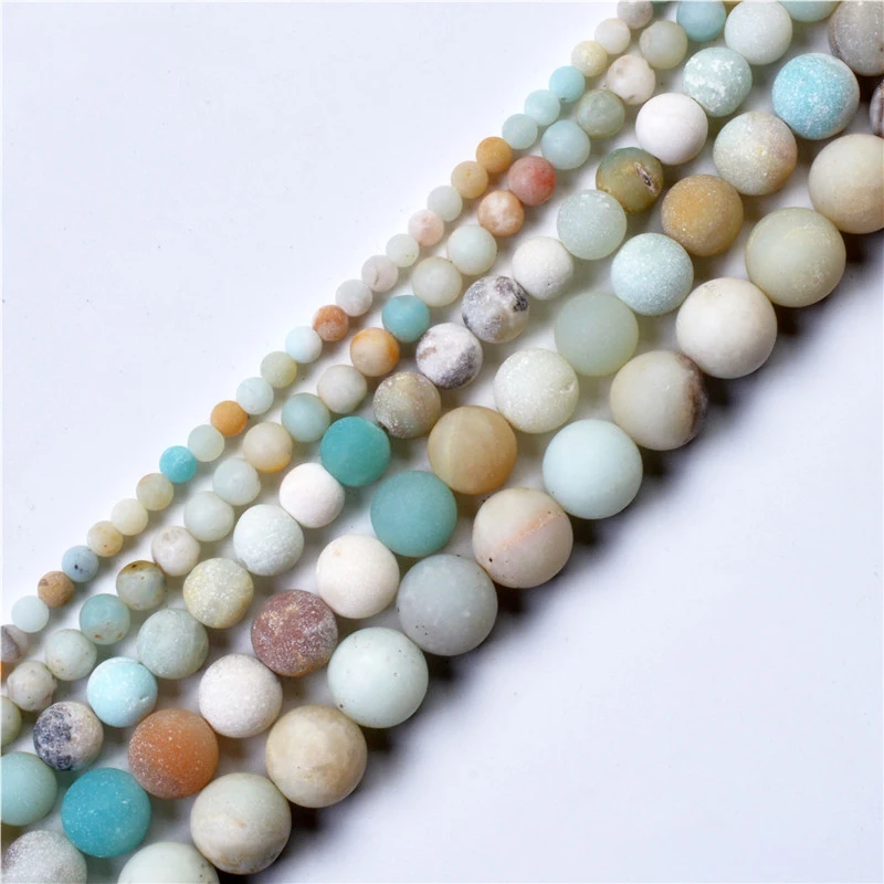 4mm 6mm 8mm 10mm 12mm Sizes Natural Stone Beads Round Gorgeous Amazonite loose Beads For DIY Jewelry Making Necklace Bracelet
4mm 6mm 8mm 10mm 12mm Sizes Natural Stone Beads Round Gorgeous Amazonite loose Beads For DIY Jewelry Making Necklace Bracelet