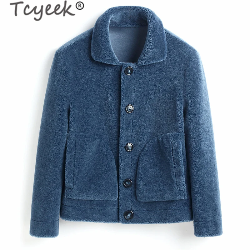 Tcyeek Fashion Winter Coat Male Real Fur Coat Men Clothing 2019 Korean Streetwear Mens Shearling Jacket Sheep Fur Casaco 19050
Tcyeek Fashion Winter Coat Male Real Fur Coat Men Clothing 2019 Korean Streetwear Mens Shearling Jacket Sheep Fur Casaco 19050