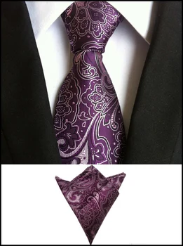 Luxury Tie Set 8cm Formal Necktie with Purple Floral Woven Handkerchief Pocket Square
Luxury Tie Set 8cm Formal Necktie with Purple Floral Woven Handkerchief Pocket Square