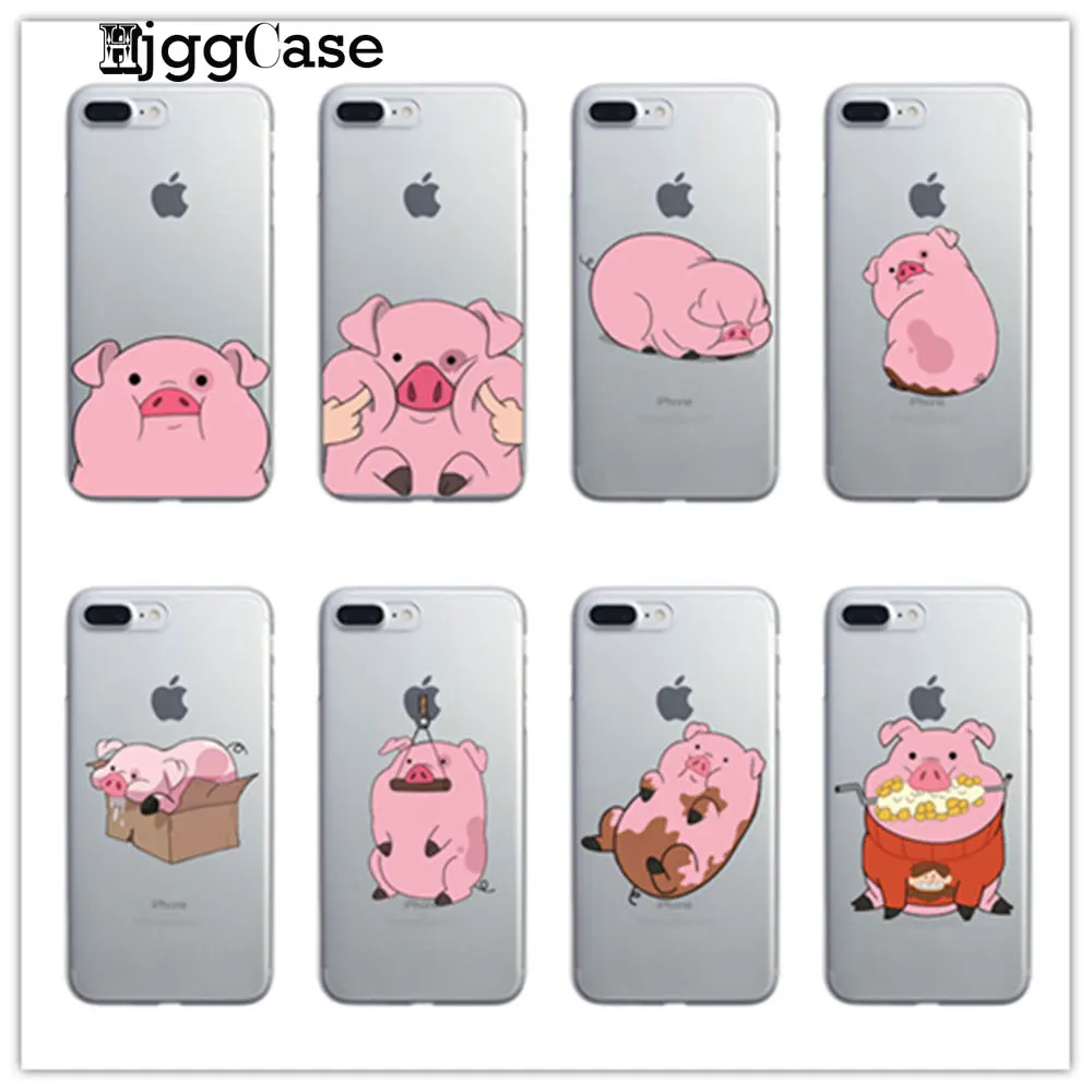Gravity Falls Waddles Pink Pig Case For iPhone X 8 Plus 7 Plus 6 6S Plus 5 5S SE Case transparent Soft silicone phone Protective
Gravity Falls Waddles Pink Pig Case For iPhone X 8 Plus 7 Plus 6 6S Plus 5 5S SE Case transparent Soft silicone phone Protective