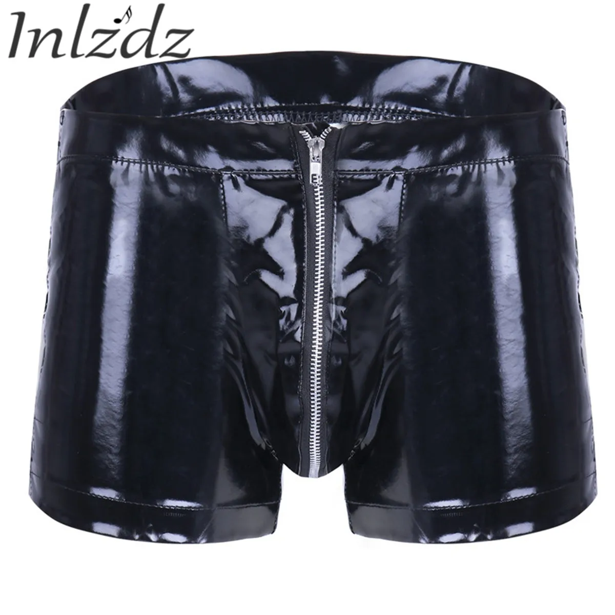 Latex Underwear Mens Lingerie Leather Underwear Bulge Pouch Panties Zipper Latex Boxer Shorts Hot Sexy Erotic Male Panties
Latex Underwear Mens Lingerie Leather Underwear Bulge Pouch Panties Zipper Latex Boxer Shorts Hot Sexy Erotic Male Panties