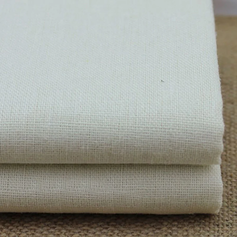 100*140cm linen material for dress natural white cotton fabric soft unbleached fabric for baby clothing 
100*140cm linen material for dress natural white cotton fabric soft unbleached fabric for baby clothing