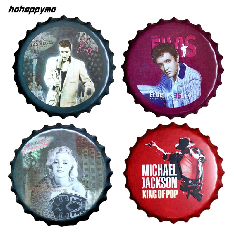 Elvis Presley Relief Bottle Cap The King Jackson Vintage Tin Sign Bar Pub Home Wall Decor Metal Art Poster 40 CM
Elvis Presley Relief Bottle Cap The King Jackson Vintage Tin Sign Bar Pub Home Wall Decor Metal Art Poster 40 CM