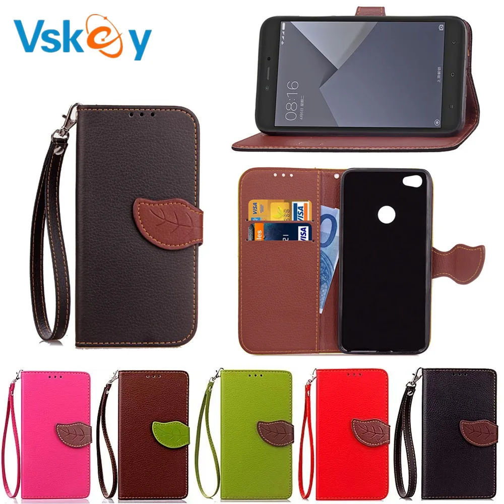 VSKEY Leaf Wallet Case For Xiaomi RedMi Note 5A 4X 4 Flip Leather Cover With Stand & Credit Card Pocket & Wrist Strap
VSKEY Leaf Wallet Case For Xiaomi RedMi Note 5A 4X 4 Flip Leather Cover With Stand & Credit Card Pocket & Wrist Strap