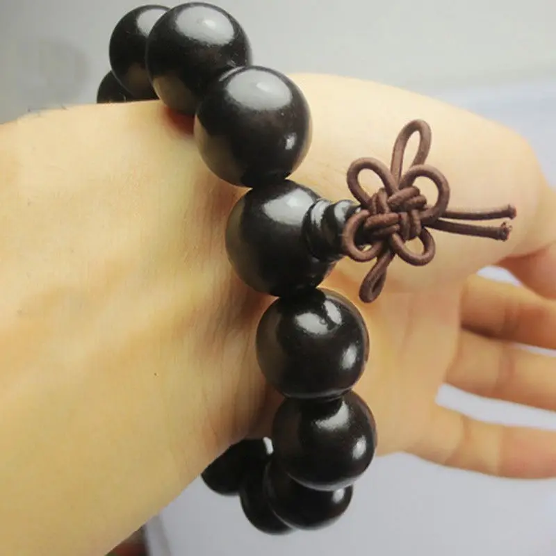 MOROW Handmade Natural Black Bracelet Sandalwood Ebony Round Buddha Prayer Beads Womens Mens Bracelets Jewelry 1.2 to 2.5cm Gift
MOROW Handmade Natural Black Bracelet Sandalwood Ebony Round Buddha Prayer Beads Womens Mens Bracelets Jewelry 1.2 to 2.5cm Gift