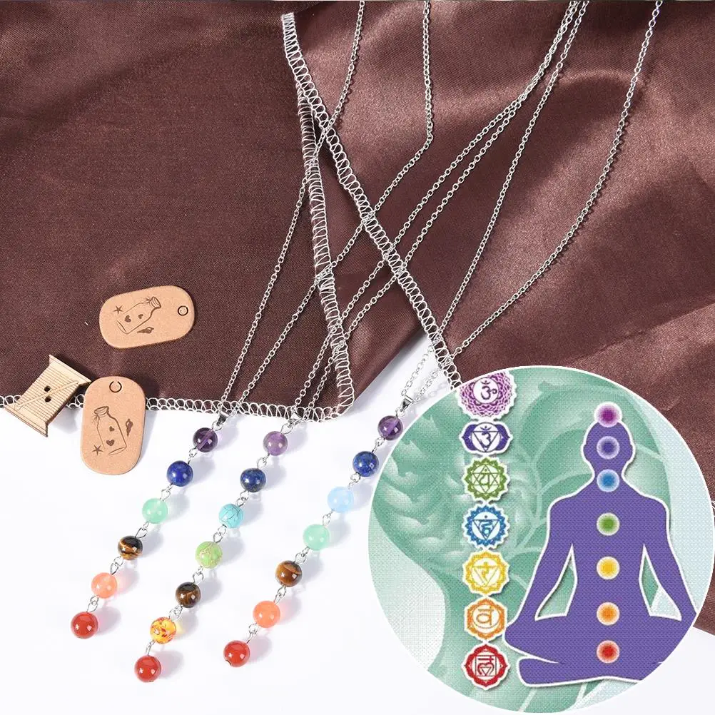Stone Beads Pendant Necklace Yoga Symbol Inlaid Reiki Energy Stone Healing Point Charm Pendant Necklace Slimming Products
Stone Beads Pendant Necklace Yoga Symbol Inlaid Reiki Energy Stone Healing Point Charm Pendant Necklace Slimming Products