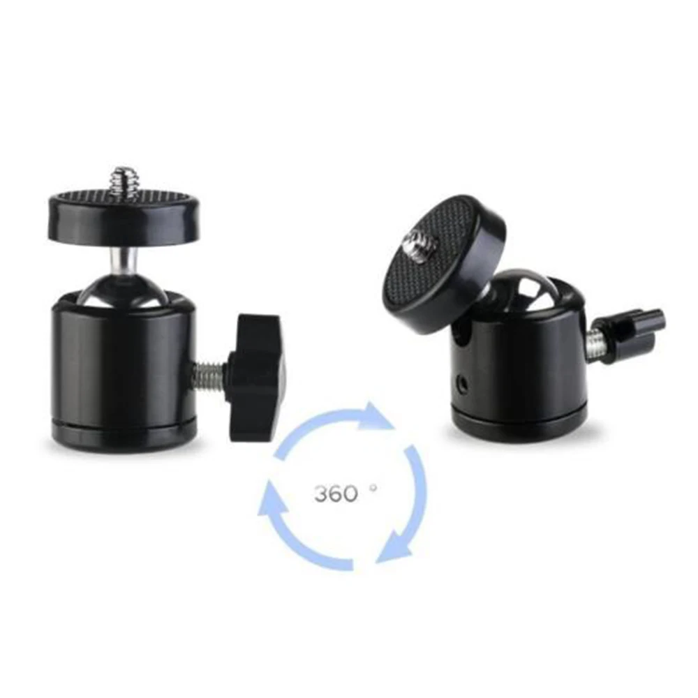 Alloy Mini Ball Head 1/4" Cold 360 Degree Swivel For DSLR Camera Mic Flashlight Tripod Adapter Mount Phone Holders Accessories
Alloy Mini Ball Head 1/4" Cold 360 Degree Swivel For DSLR Camera Mic Flashlight Tripod Adapter Mount Phone Holders Accessories
