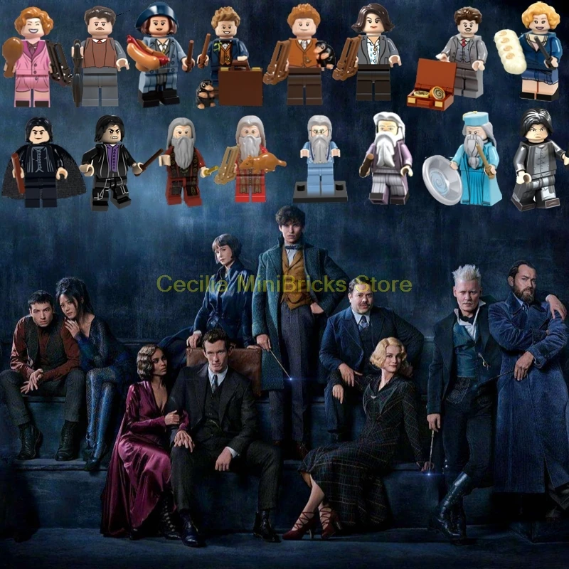 Legoing Harry Potter Fantastic Beasts The Crimes of Grindelwald Newt Teenie Queenie Snape Building Blocks Ron Toys For Children
Legoing Harry Potter Fantastic Beasts The Crimes of Grindelwald Newt Teenie Queenie Snape Building Blocks Ron Toys For Children