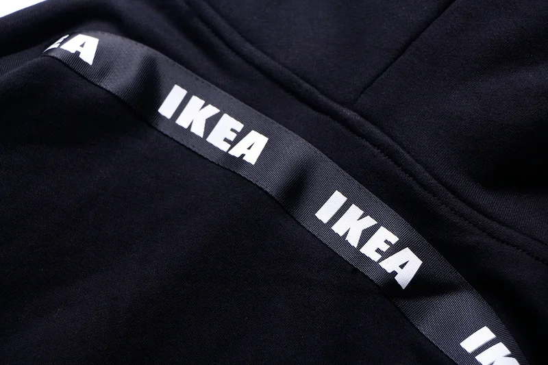 Ribbon Cross Shoulder Hoodies 4