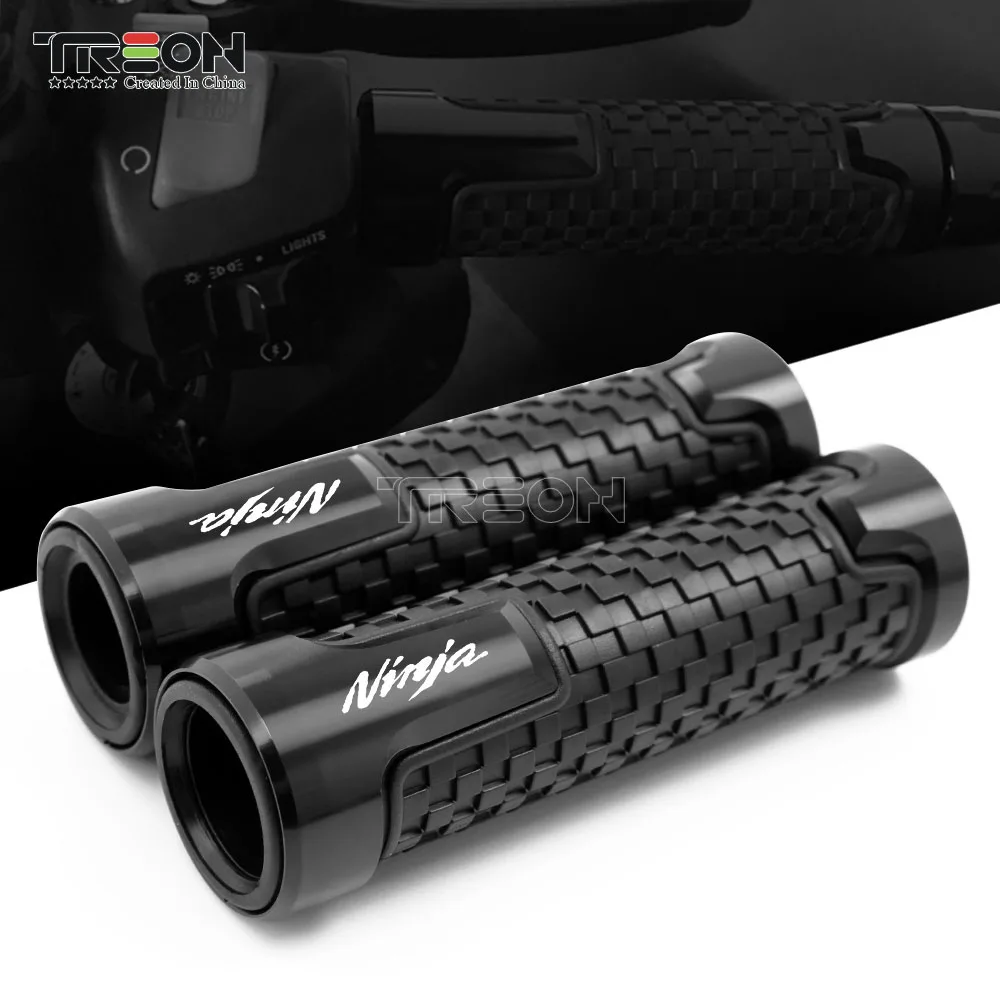 Motorcycle Accessories Handlebar Grips 7/8 "22mm For KAWASAKI Ninja 250R 300R 250 400 650R 1000 2008-2015 2016 2017 2018
Motorcycle Accessories Handlebar Grips 7/8 "22mm For KAWASAKI Ninja 250R 300R 250 400 650R 1000 2008-2015 2016 2017 2018
