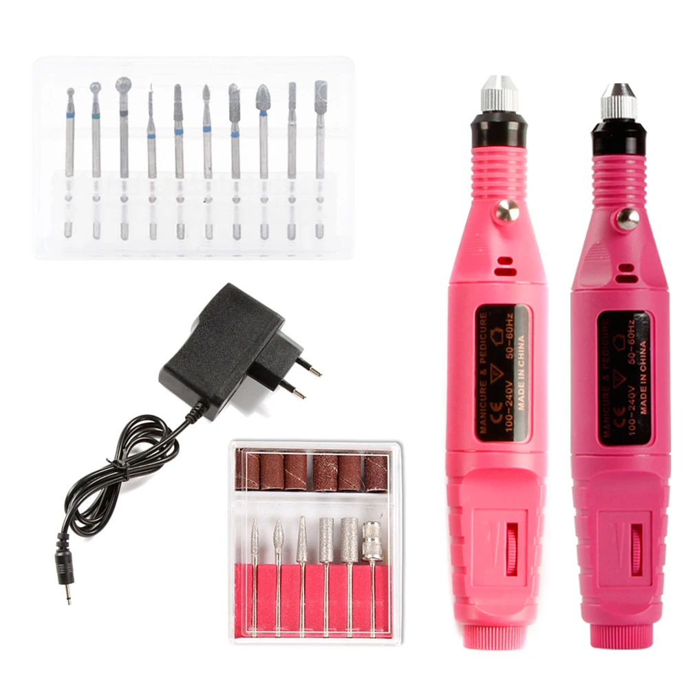 Electric Apparatus for Manicure Nail Drills Gel Cuticle Remover Milling Drill Bits Pedicure Machine Grinding Sanding Bands Set
Electric Apparatus for Manicure Nail Drills Gel Cuticle Remover Milling Drill Bits Pedicure Machine Grinding Sanding Bands Set