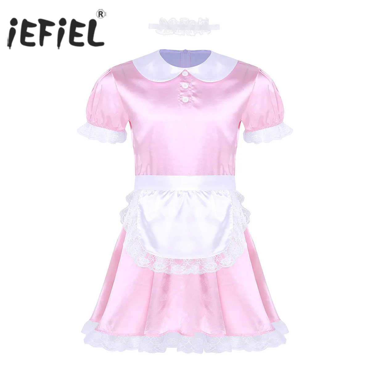 iEFiEL 3PCS Mens Lingerie Costumes Sissy Girl Maid Dress Sexy Clubwear Doll Neck Dress with Headband for Halloween Cosplay Set
iEFiEL 3PCS Mens Lingerie Costumes Sissy Girl Maid Dress Sexy Clubwear Doll Neck Dress with Headband for Halloween Cosplay Set