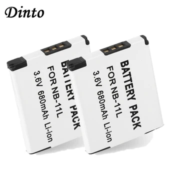 DINTO 2pcs NB-11L NB11L NB 11L 680mAh Li-ion Camera Battery Pack for Canon IXUS 125 240HS A3400 A4000 A2300 A2400 A3500IS Z1
DINTO 2pcs NB-11L NB11L NB 11L 680mAh Li-ion Camera Battery Pack for Canon IXUS 125 240HS A3400 A4000 A2300 A2400 A3500IS Z1
