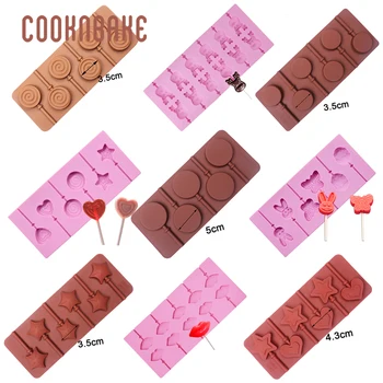 COOKNBAKE Silicone Molds for Lollipop Candy lollipops Form Chocolate sweet sugar tool silicone cake decorating baking mold
COOKNBAKE Silicone Molds for Lollipop Candy lollipops Form Chocolate sweet sugar tool silicone cake decorating baking mold