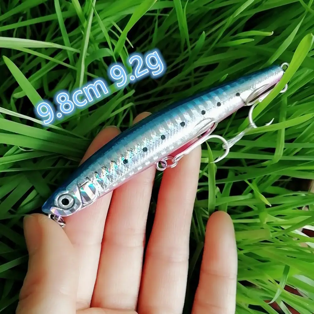 Tsurinoya 3pcs 9.8cm 9.2g Fishing Lures 3D Eyes Floating Laser pencil Hard Aritificial Wobblers Crankbait Plastic Baits
Tsurinoya 3pcs 9.8cm 9.2g Fishing Lures 3D Eyes Floating Laser pencil Hard Aritificial Wobblers Crankbait Plastic Baits