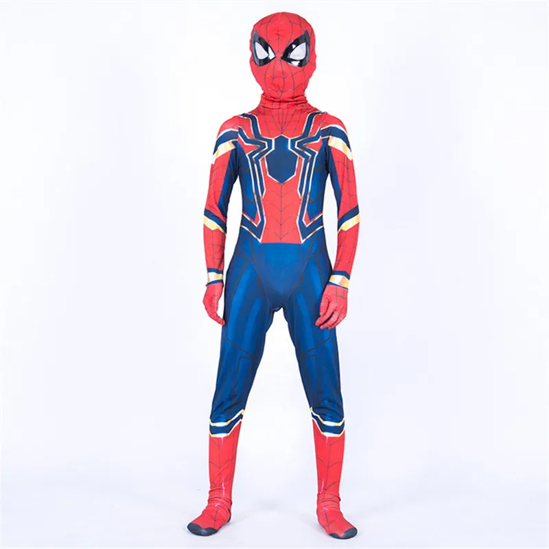 2019 Lycra Spandex Iron Spiderman Avengers Infinity War Kids Spider-Man Jumpsuit Halloween Party Cosplay Costume Boy kids
2019 Lycra Spandex Iron Spiderman Avengers Infinity War Kids Spider-Man Jumpsuit Halloween Party Cosplay Costume Boy kids