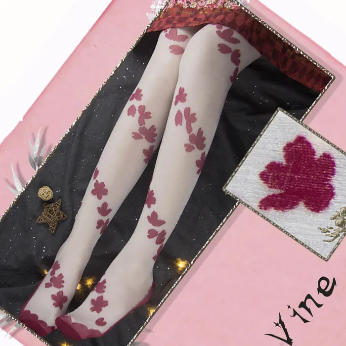 Sweet White Thigh High Stockings Vine Vine Patterned Summer Lolita Long Stocking by Yidhra
Sweet White Thigh High Stockings Vine Vine Patterned Summer Lolita Long Stocking by Yidhra