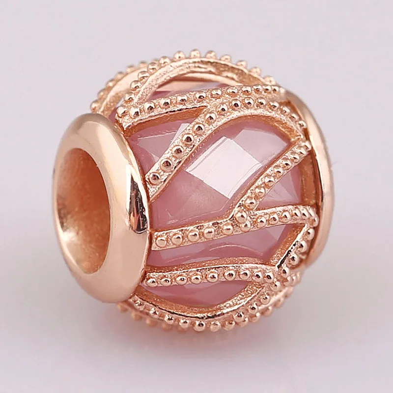New Rose Gold Intertwining Radiance With Crystal Beads Fit Pandora Bracelet DIY Jewelry 925 Sterling Silver Bead Charm
New Rose Gold Intertwining Radiance With Crystal Beads Fit Pandora Bracelet DIY Jewelry 925 Sterling Silver Bead Charm