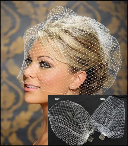 New White Ivory Black Bridal Net Birdcage Veils Charming Wedding Veil Hats Fascinator Face Veils with Comb UK
New White Ivory Black Bridal Net Birdcage Veils Charming Wedding Veil Hats Fascinator Face Veils with Comb UK