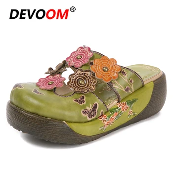 Lightweight Designer Slippers Women Summer Beach Pantoufle Female Handmade Slippers Genuine Leather Mules House Slippers 35-42
Lightweight Designer Slippers Women Summer Beach Pantoufle Female Handmade Slippers Genuine Leather Mules House Slippers 35-42