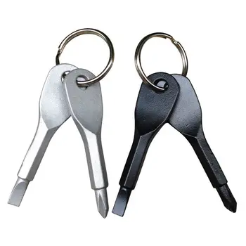 GTBL 4pcs Outdoor Multifunctional Pocket Mini Tool Screwdriver with Key Metal Keychain (2pcs black and 2pcs silver)
GTBL 4pcs Outdoor Multifunctional Pocket Mini Tool Screwdriver with Key Metal Keychain (2pcs black and 2pcs silver)