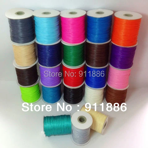 Free Shipping 0.5MM (200Yards/Roll/Pcs) 100% Polyester Black String Korea Waxed Ropes Cords For Macrame Jewelry Making DIY
Free Shipping 0.5MM (200Yards/Roll/Pcs) 100% Polyester Black String Korea Waxed Ropes Cords For Macrame Jewelry Making DIY