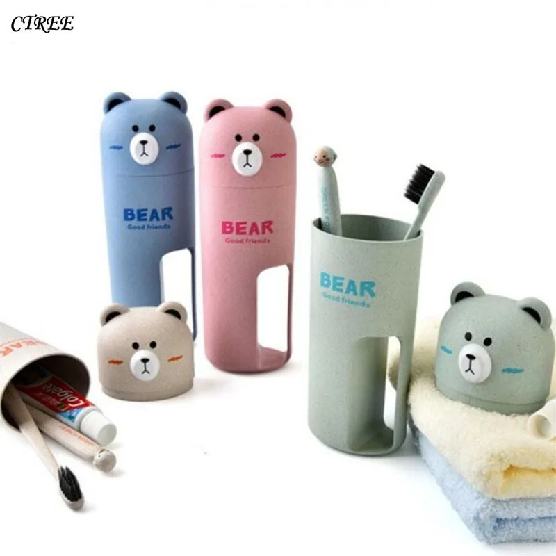 CTREE New Toothbrush Cup Portable Travel Set Storage Box Home Bear Organizer Toothpaste Tooth Brush Towel Wash Gargle Cup C146
CTREE New Toothbrush Cup Portable Travel Set Storage Box Home Bear Organizer Toothpaste Tooth Brush Towel Wash Gargle Cup C146
