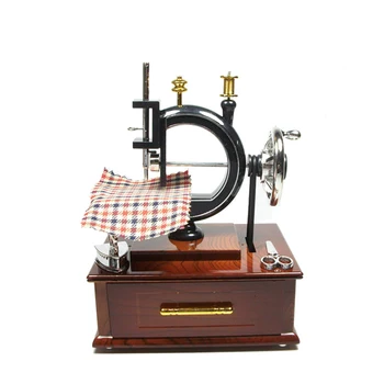 Creative Vintage Music Box Ornaments Sewing Machine Model Plastic Music Box Home Decor Miniature Friends New Year Decor Gifts
Creative Vintage Music Box Ornaments Sewing Machine Model Plastic Music Box Home Decor Miniature Friends New Year Decor Gifts