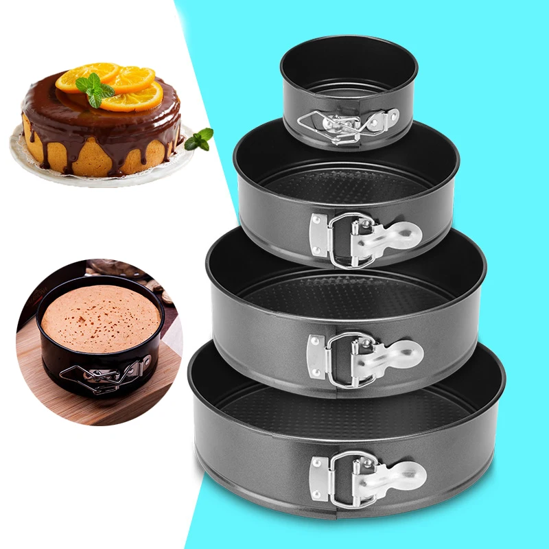 4/6/8/10 Inch Baking Pans Cake Tool Carbon Steel Non-stick Springform Pan Cheesecake Round Baking Dish Mold Kitchen Accessories
4/6/8/10 Inch Baking Pans Cake Tool Carbon Steel Non-stick Springform Pan Cheesecake Round Baking Dish Mold Kitchen Accessories