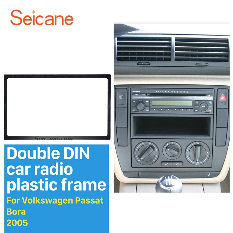 Seicane Auto Radio 2 Din Car Fascias to Car DVD GPS Stereo Player Decorative Frame for 1998-2015 VW Volkswagen 178 * 102MM Frame
Seicane Auto Radio 2 Din Car Fascias to Car DVD GPS Stereo Player Decorative Frame for 1998-2015 VW Volkswagen 178 * 102MM Frame