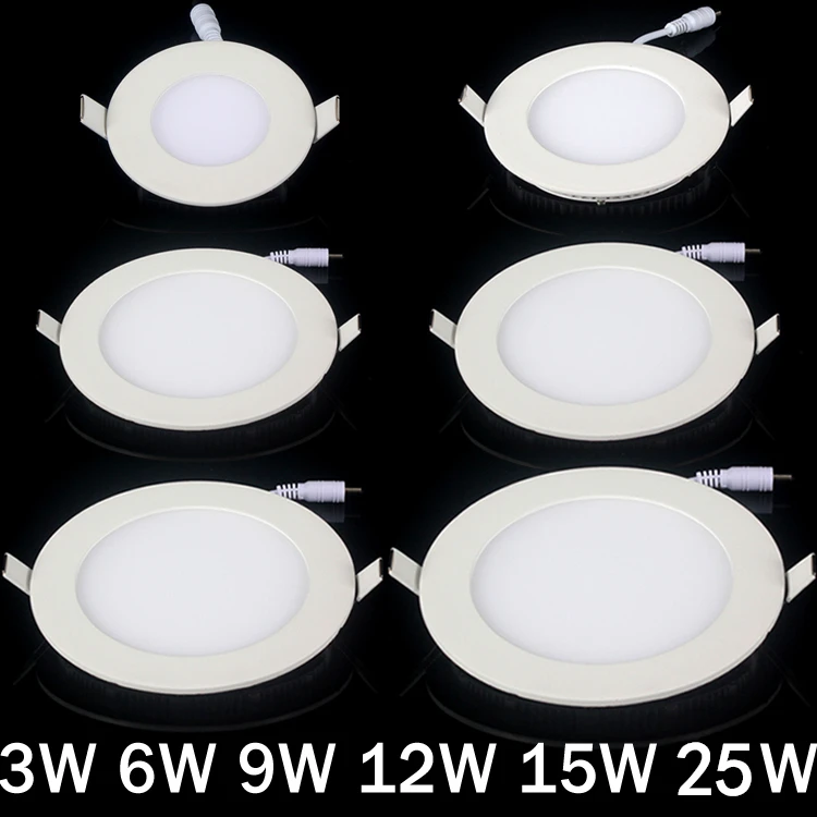 Ultrathin LED panel light 3W 4W 6W 9W 12W 15W 25W LED Ceiling light Recessed Grid Downlight / Round Panel Light Free Shipping
Ultrathin LED panel light 3W 4W 6W 9W 12W 15W 25W LED Ceiling light Recessed Grid Downlight / Round Panel Light Free Shipping