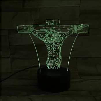 3D Lamp Religion Christian Cross Jesus Best Present for Children for Room Decoration 7 Color with Remote Led Night Light Lamp
3D Lamp Religion Christian Cross Jesus Best Present for Children for Room Decoration 7 Color with Remote Led Night Light Lamp