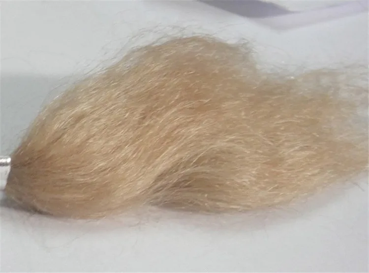 

Dark brown /Blonde mohair for doll hair like real human hair wig reborn baby kit DIY doll accessories