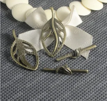 Free Shipping Wholesale DIY Antiqued Bronze Vintage Alloy Fancy Leaf Plant OT Clasp Toggle Bracelet Handmade Accessories 20Sets
Free Shipping Wholesale DIY Antiqued Bronze Vintage Alloy Fancy Leaf Plant OT Clasp Toggle Bracelet Handmade Accessories 20Sets