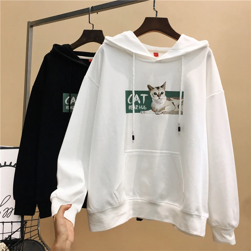 ZSIIBO 2019 Women's Sweatshirt Hoodie Cat Casual Pullover Cute Short Jacket Long Sleeve Fashion Sweatshirt top streetwear
ZSIIBO 2019 Women's Sweatshirt Hoodie Cat Casual Pullover Cute Short Jacket Long Sleeve Fashion Sweatshirt top streetwear