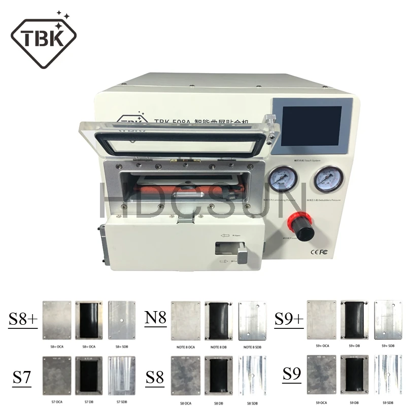 2019 New TBK-508A Curved Screen Laminating and Debubble Machine LCD Edge Laminating Machines For samsung iPhone iPad with moulds
2019 New TBK-508A Curved Screen Laminating and Debubble Machine LCD Edge Laminating Machines For samsung iPhone iPad with moulds