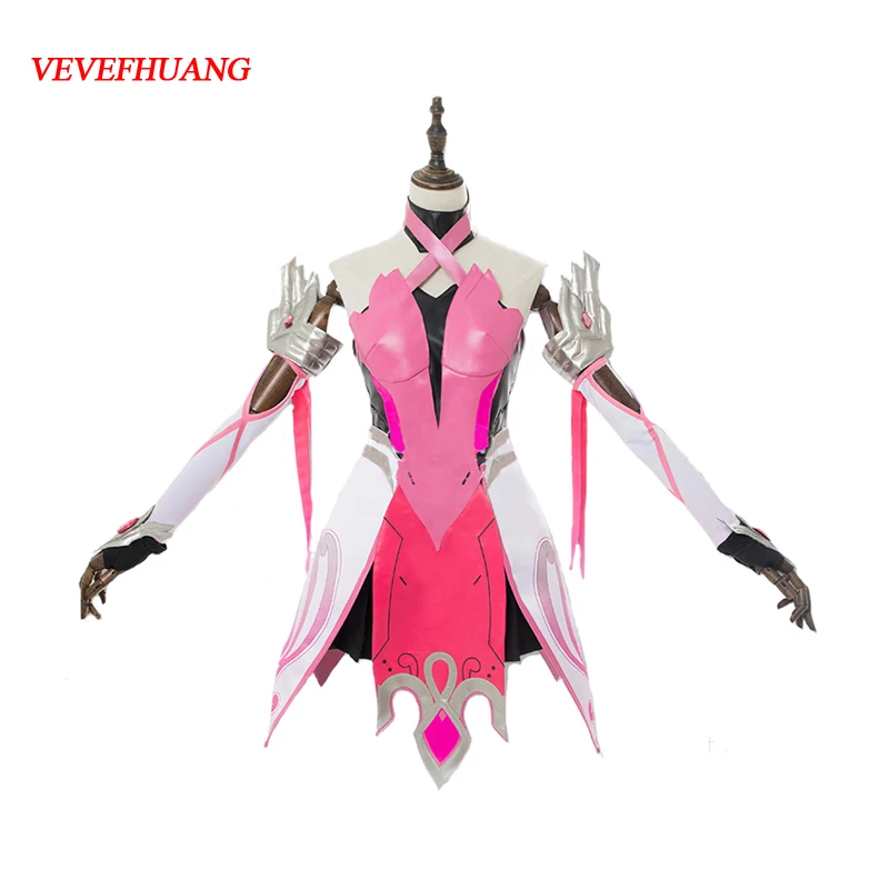 VEVEFHAUNG OW Mercy Cosplay pink suit mercy cosplay costume Mercy Angela Ziegler Pink Cosplay Costume
VEVEFHAUNG OW Mercy Cosplay pink suit mercy cosplay costume Mercy Angela Ziegler Pink Cosplay Costume