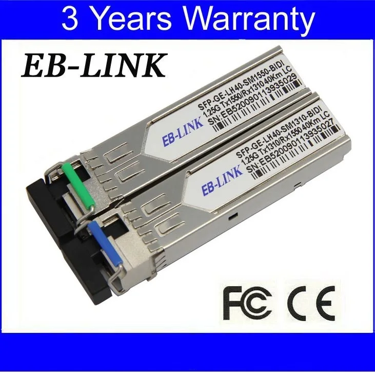 For Cisco Compatible GLC-BX-U40 GLC-BX-D40,1310/1550nm 1.25G 40km WDM BIDI SFP Transceiver module
For Cisco Compatible GLC-BX-U40 GLC-BX-D40,1310/1550nm 1.25G 40km WDM BIDI SFP Transceiver module