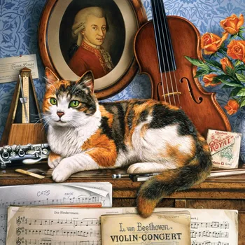New DIY Needlework Diamond Embroidery Diamond Painting Cat On Desk With Violin Cross Stitch Rhinestones Painting KBL
New DIY Needlework Diamond Embroidery Diamond Painting Cat On Desk With Violin Cross Stitch Rhinestones Painting KBL