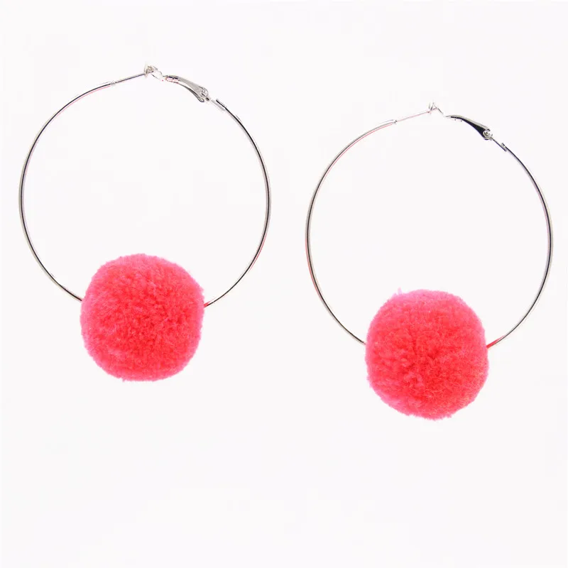 1pair Pompom Ball Hoop Earrings Ethnic Pompons Statement Earrings for Women 2019 Trendy Design
1pair Pompom Ball Hoop Earrings Ethnic Pompons Statement Earrings for Women 2019 Trendy Design