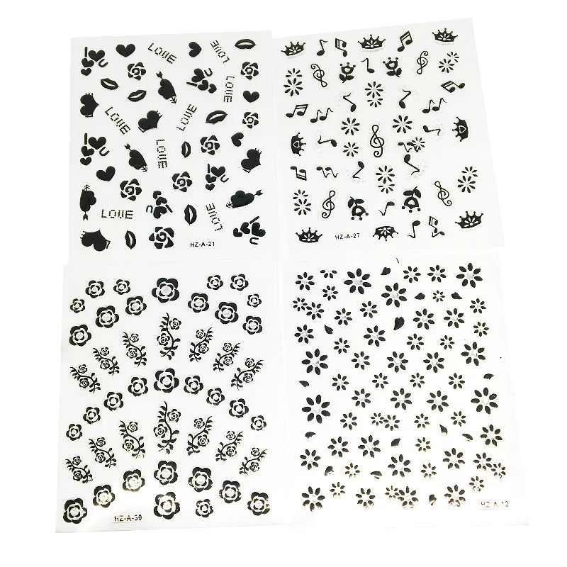 5Sheets Adhesive Nail Flowers Stickers 3d Nail Decorations Decals Black White Japanese Nailart Supplies Kawaii Diy Design
5Sheets Adhesive Nail Flowers Stickers 3d Nail Decorations Decals Black White Japanese Nailart Supplies Kawaii Diy Design