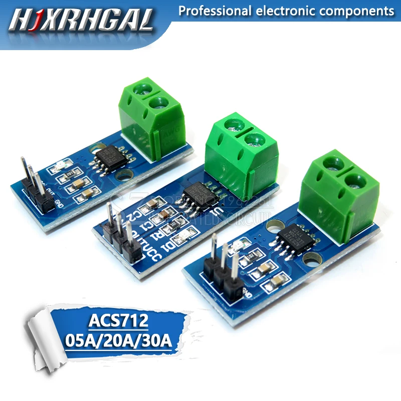 1PCS Hot Sale ACS712 5A 20A 30A Hall Current Sensor ACS712 Module model for arduino
1PCS Hot Sale ACS712 5A 20A 30A Hall Current Sensor ACS712 Module model for arduino