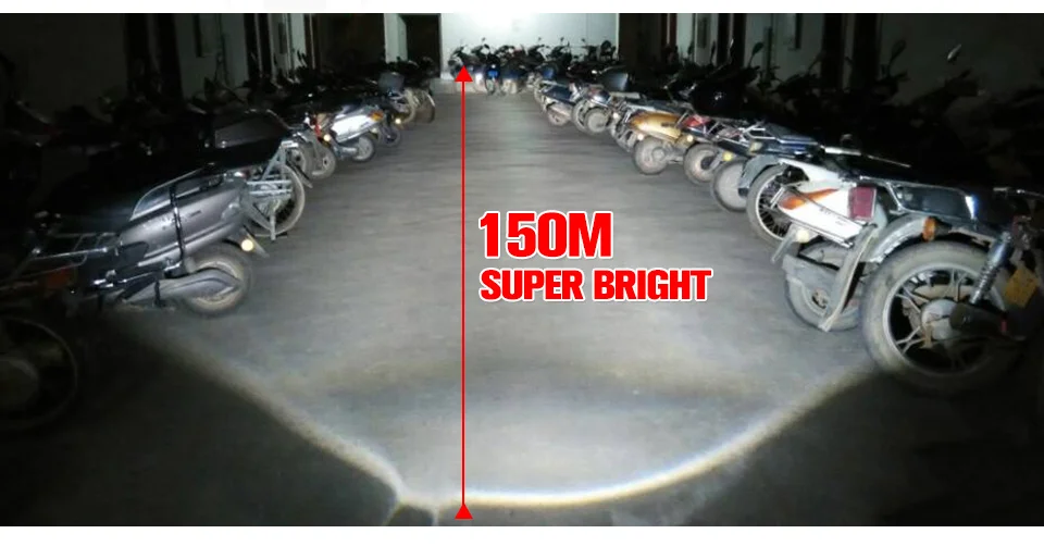 Foxcncar H4 P43t HS1 LED Motorcycle Headlight Bulbs 1000Lm HL 12V COB 18650 Chip Scooter Accessories Moto DRL Lights For Suzuki (5)
