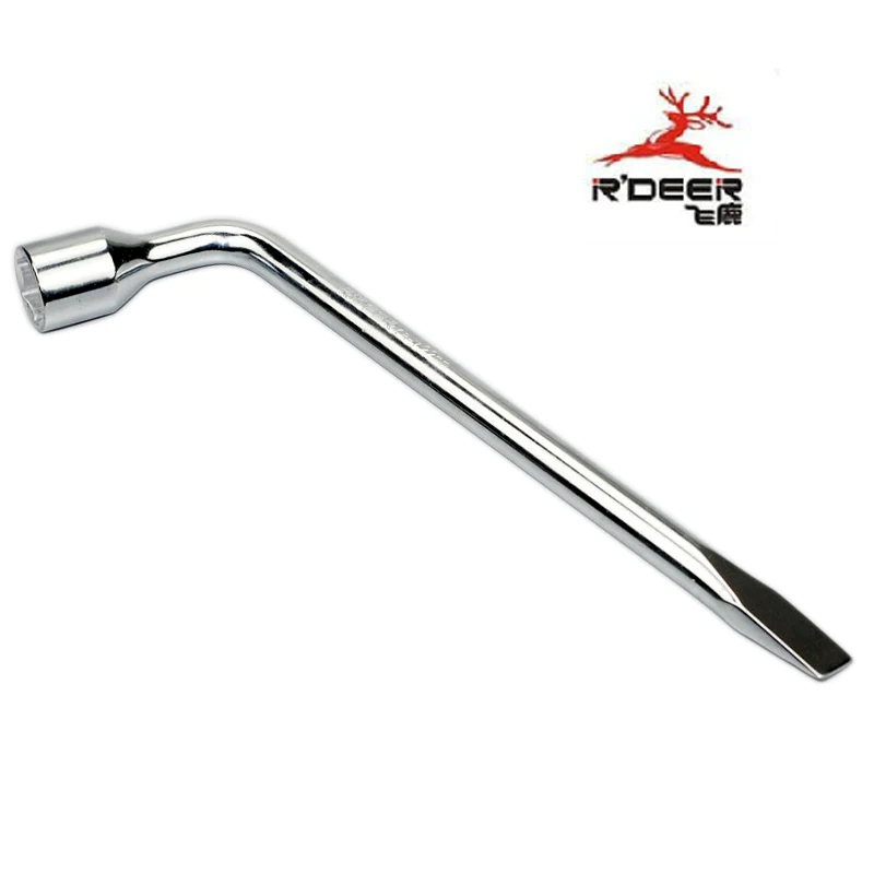 R'DEEER TOOL CRV steel whole heat treated L-shaped socket wrench with chisel 17mm 19mm 21mm 22mm 23mm
R'DEEER TOOL CRV steel whole heat treated L-shaped socket wrench with chisel 17mm 19mm 21mm 22mm 23mm