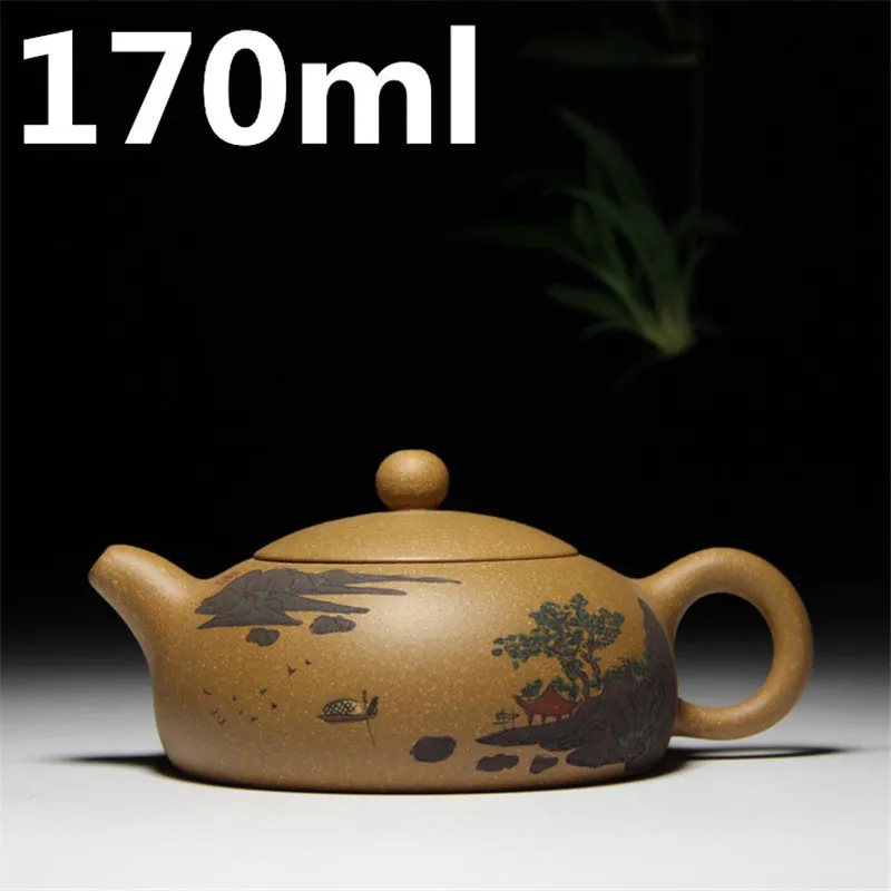 Teapot Set 170ml YiXing Zisha Pots Oriental Kung Fu Tea Pot Set Handmade Authentic Purple Clay Teapots Chinese Tea Ceremony
Teapot Set 170ml YiXing Zisha Pots Oriental Kung Fu Tea Pot Set Handmade Authentic Purple Clay Teapots Chinese Tea Ceremony