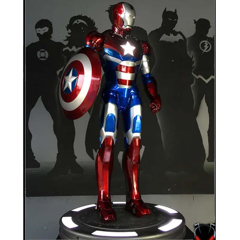 Presale The Avengers 4 Iron Man Patriot Statue GK 1/2 Bust Figure Collect Model Toy (Delivery Period:30 Day) M1020
Presale The Avengers 4 Iron Man Patriot Statue GK 1/2 Bust Figure Collect Model Toy (Delivery Period:30 Day) M1020