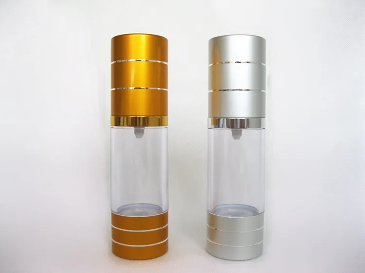 30pcs/lot 15ml airless pump bottle empty refill bottle for cosmetics,0.5 ounce silver or gold plastic airless pump bottle
30pcs/lot 15ml airless pump bottle empty refill bottle for cosmetics,0.5 ounce silver or gold plastic airless pump bottle