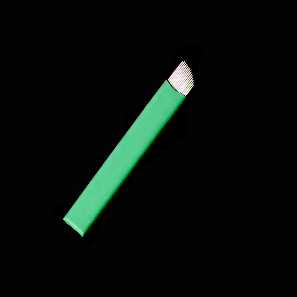 Green Nano LAMINA MICRO 12 FLEX 0.18MM Microblading Needles For Tebori Microblading Permannet Manual Pen
Green Nano LAMINA MICRO 12 FLEX 0.18MM Microblading Needles For Tebori Microblading Permannet Manual Pen
