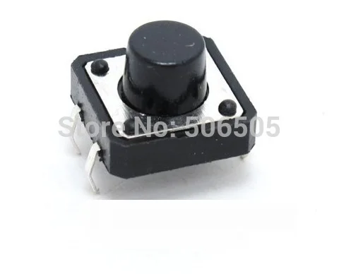100pcs/lot 12x12x8mm Tactile Push Button Switch Momentary Tact DIP Through-Hole 4pin
100pcs/lot 12x12x8mm Tactile Push Button Switch Momentary Tact DIP Through-Hole 4pin