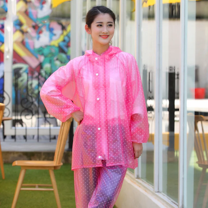 Raincoat Rain Pants Suit Transparent Dot Rainwear For Adult Male And Female Outdoor Split Electric Motorcycle Jacket Raincoats
Raincoat Rain Pants Suit Transparent Dot Rainwear For Adult Male And Female Outdoor Split Electric Motorcycle Jacket Raincoats
